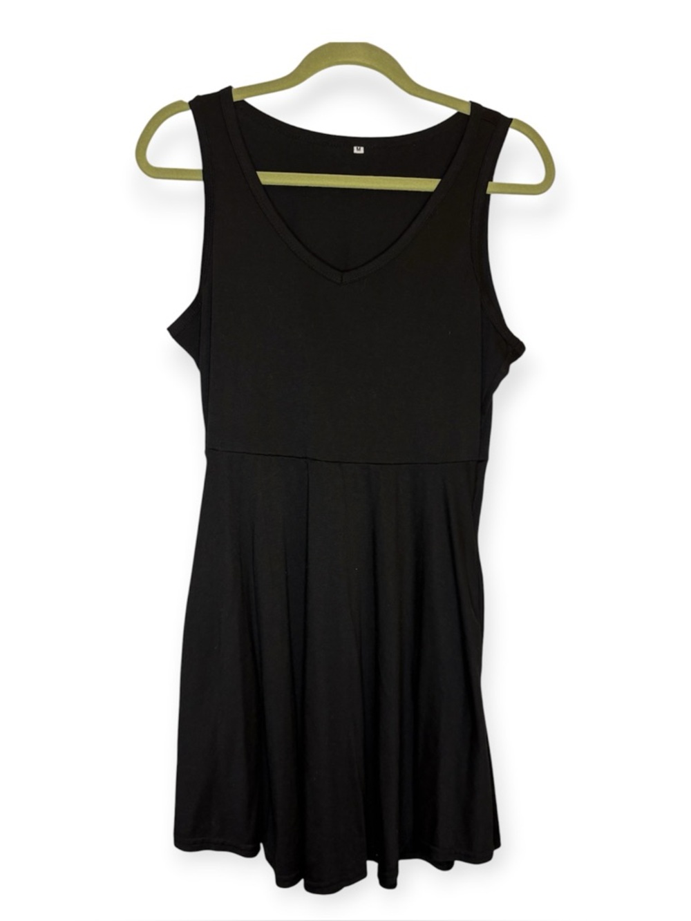Causal Summer Dress in Black - Picture 2 of 5